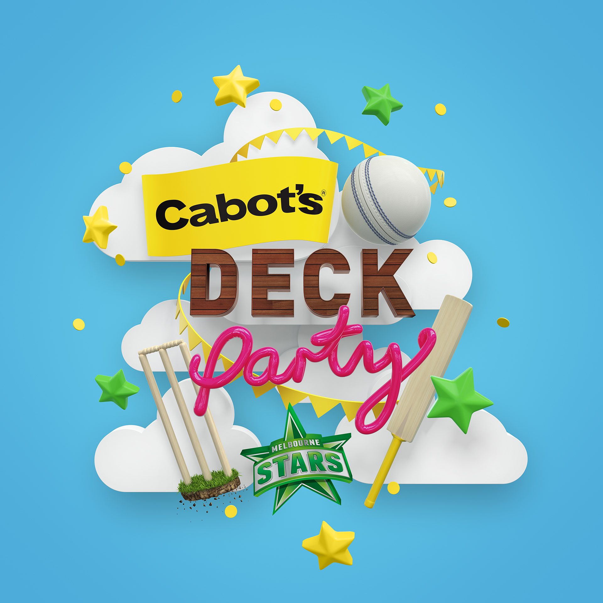 cabots stain 3d logo lockup